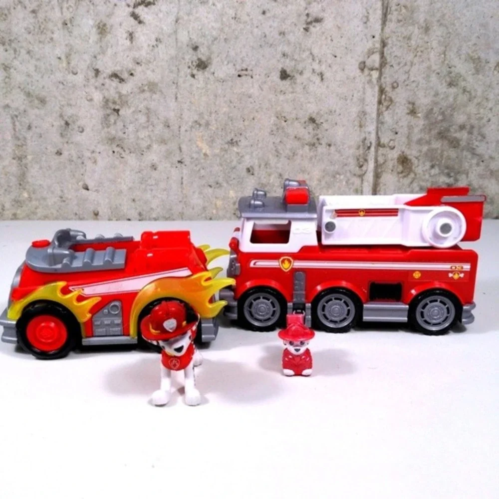 Paw Patrol Marshall‎ Fire Truck Lot Ultimate & Vehicle 2 Figure 2018 Spin Master